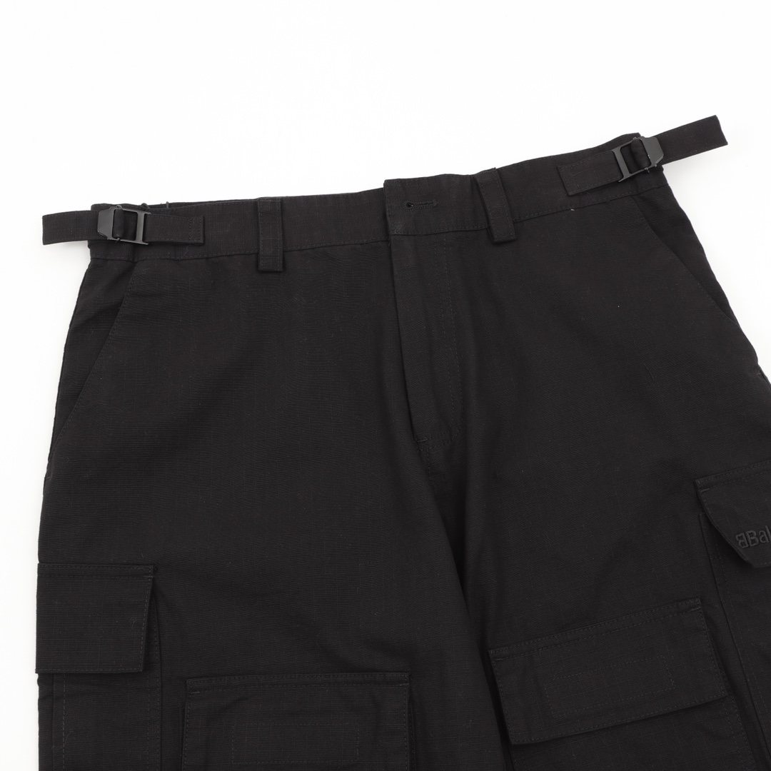 Balenciaga 一比一男士黑色多袋工作褲 工裝風雙層立體剪裁| 12 Balenciaga 一比一男士黑色多袋工作褲 工裝風雙層立體剪裁