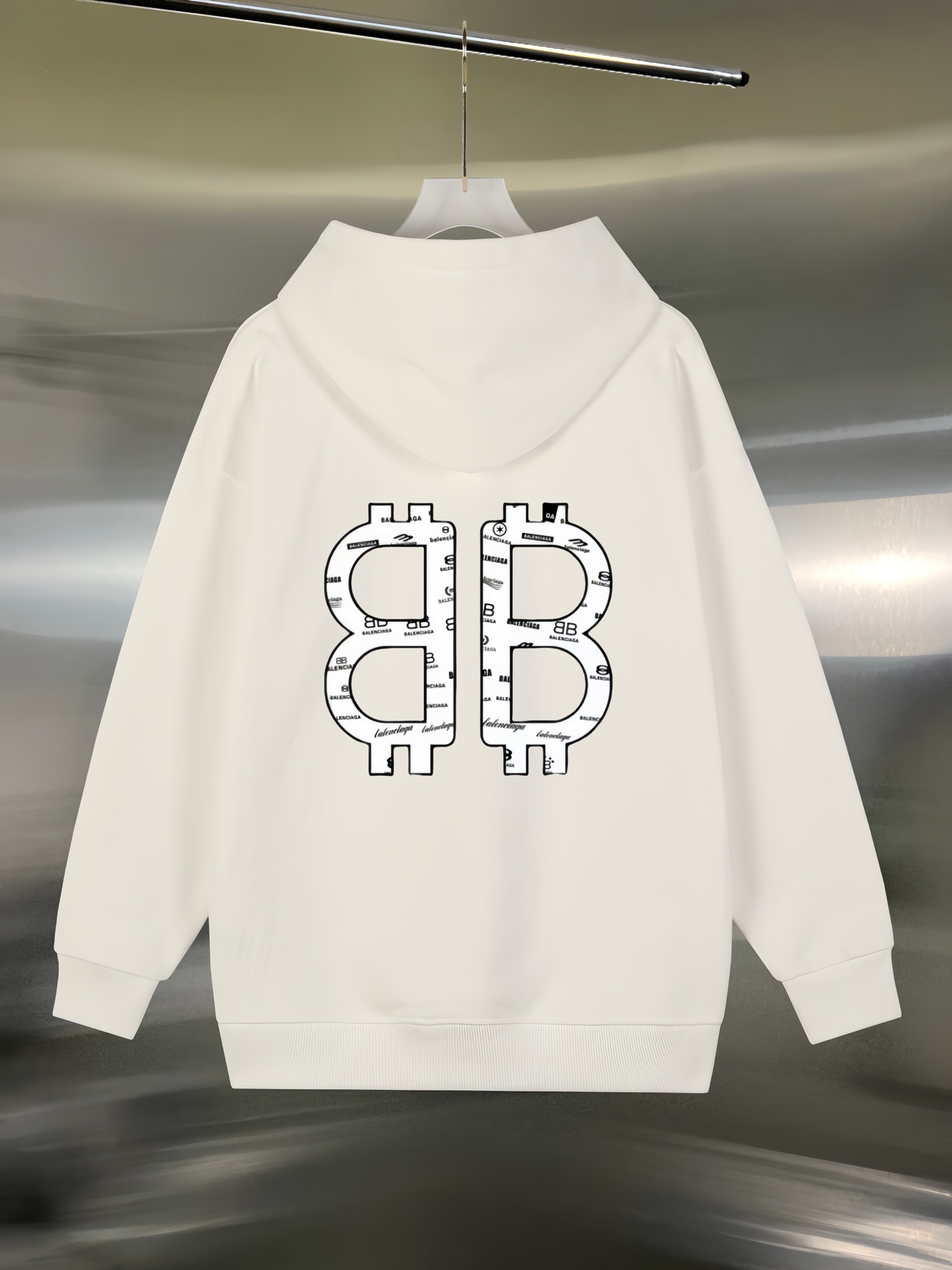 Balenciaga白底飛翼LOGO一比一連帽衛衣,品牌經典詮釋| 11 Balenciaga白底飛翼LOGO一比一連帽衛衣,品牌經典詮釋