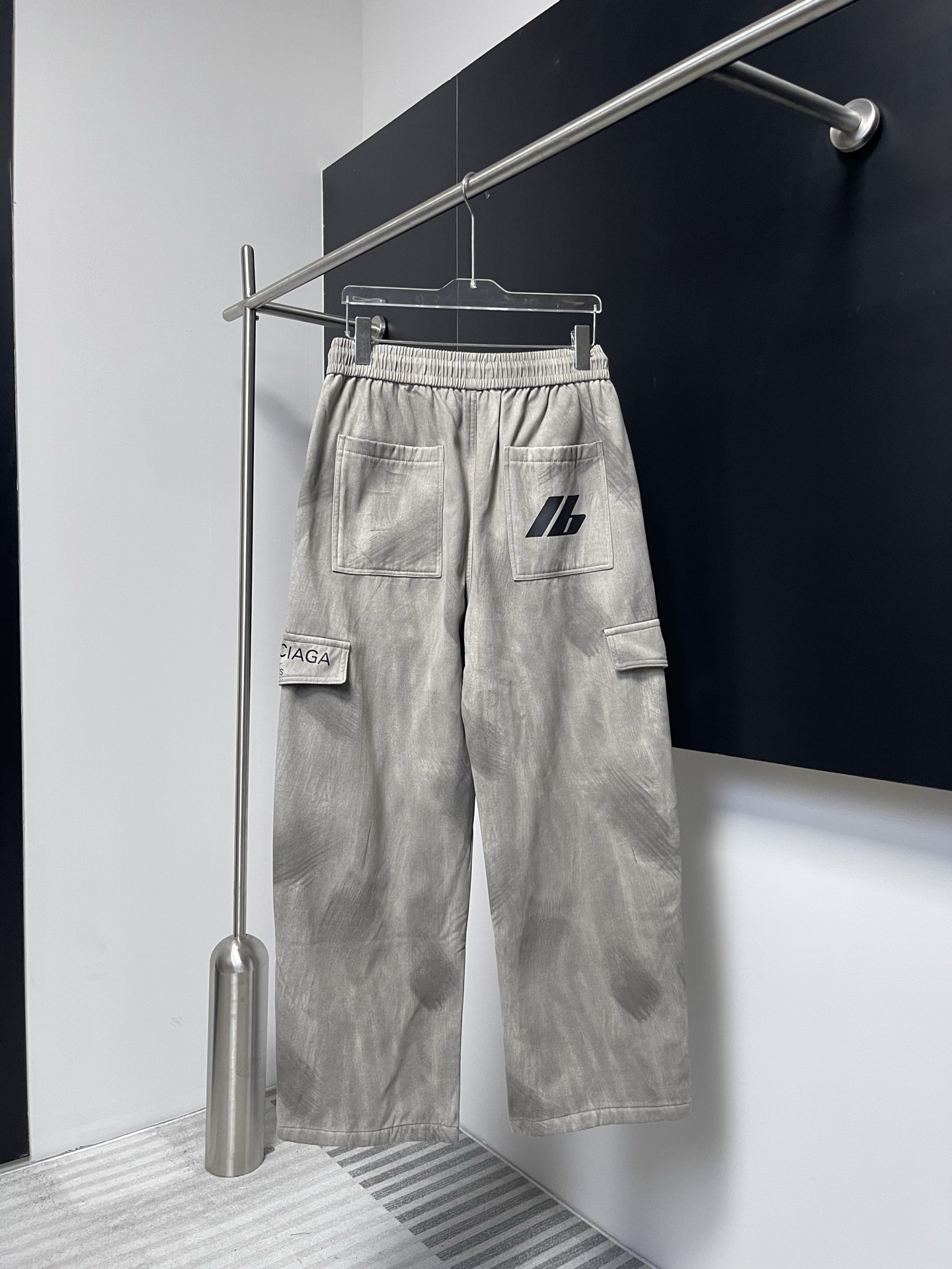 Balenciaga 高仿男士水洗工裝褲 抽繩設計拼貼口袋款| 11 Balenciaga 高仿男士水洗工裝褲 抽繩設計拼貼口袋款