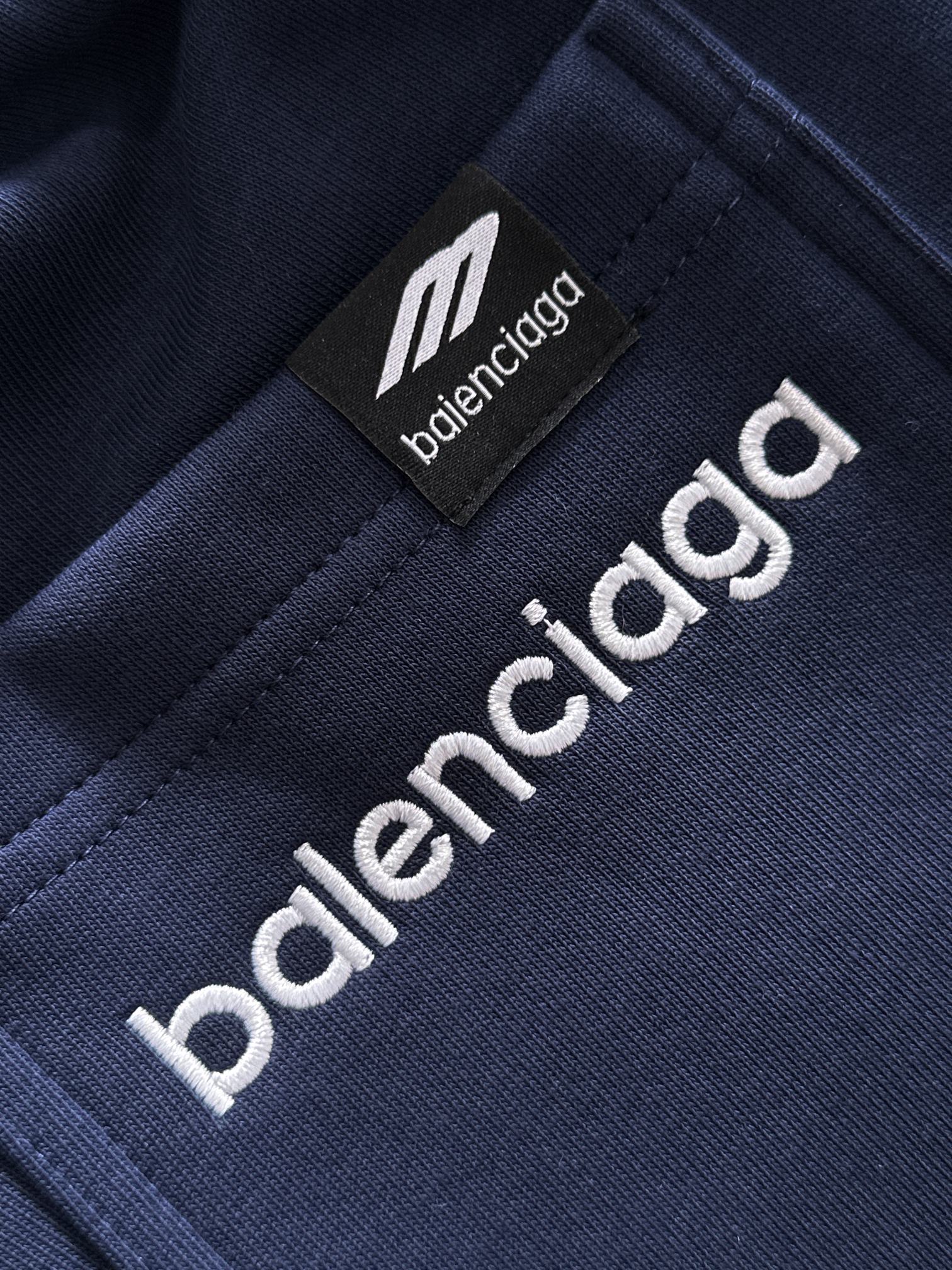 Balenciaga A貨男士深藍運動褲 對比白邊線條簡約款| 9 Balenciaga A貨男士深藍運動褲 對比白邊線條簡約款