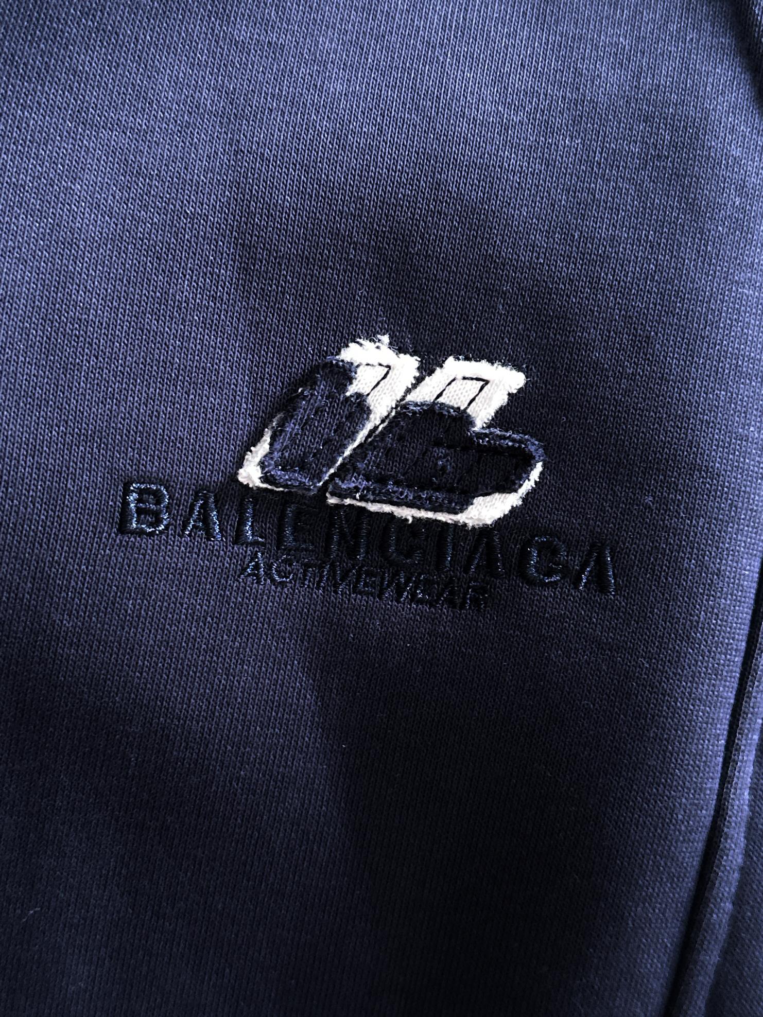 Balenciaga 高仿男士深藍色運動褲 素面設計潮流舒適款| 13 Balenciaga 高仿男士深藍色運動褲 素面設計潮流舒適款