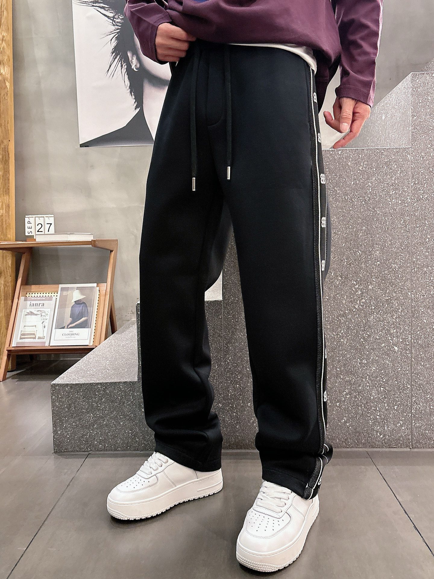 Balenciaga 一比一黑色側邊拉鍊褲款 男士街頭風格實穿推薦| 8 Balenciaga 一比一黑色側邊拉鍊褲款 男士街頭風格實穿推薦