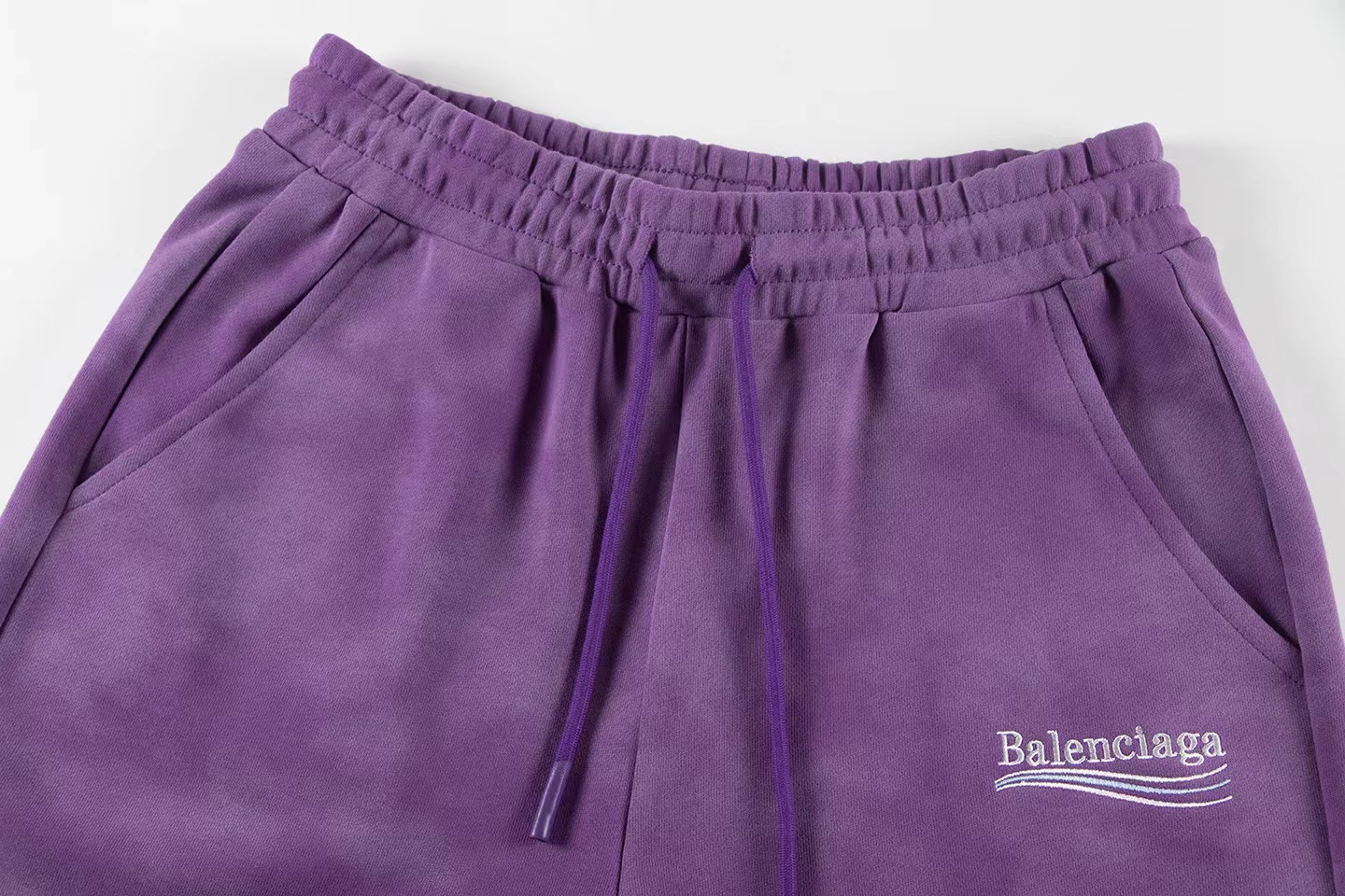 Balenciaga 高仿紫色暈染運動褲 雲感潮流百搭款| 12 Balenciaga 高仿紫色暈染運動褲 雲感潮流百搭款