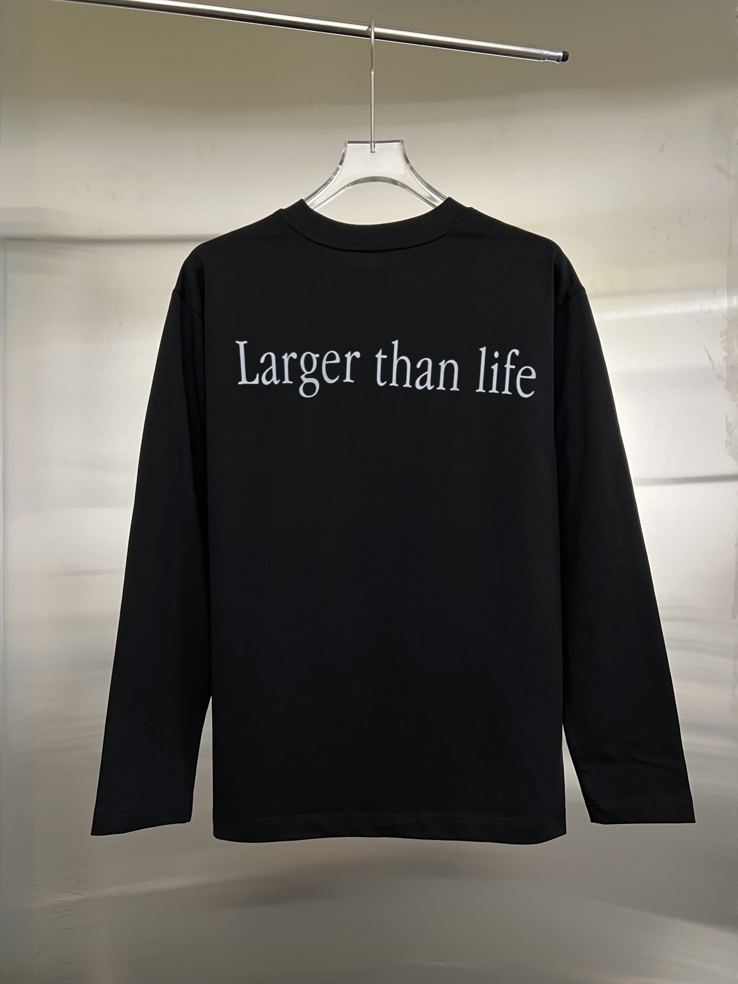 Balenciaga 高仿長袖T恤男款 Carrie印花 黑色簡約設計| 13 Balenciaga 高仿長袖T恤男款 Carrie印花 黑色簡約設計