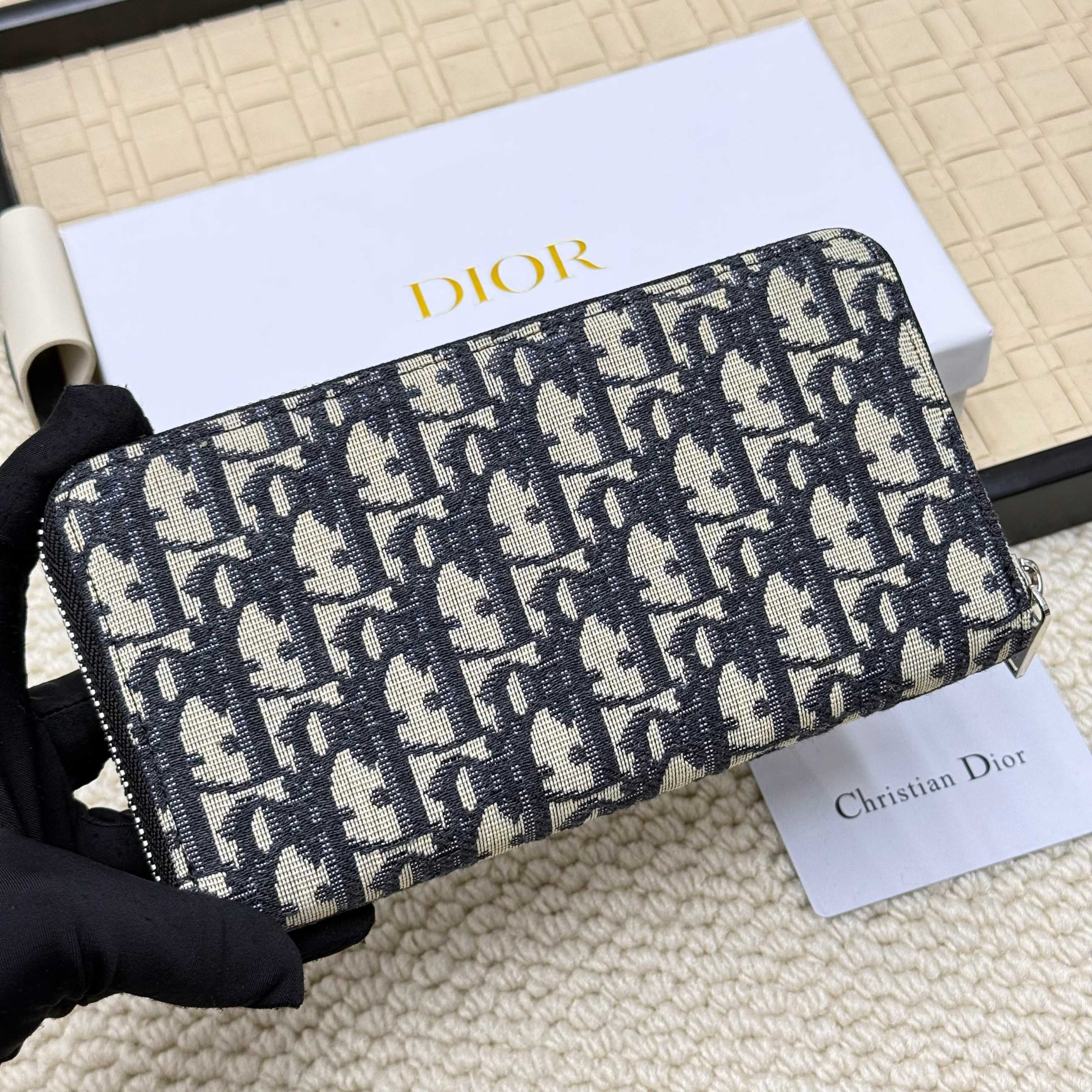 Dior原單經典Oblique老花長夾拉鍊款| 10 Dior原單經典Oblique老花長夾拉鍊款