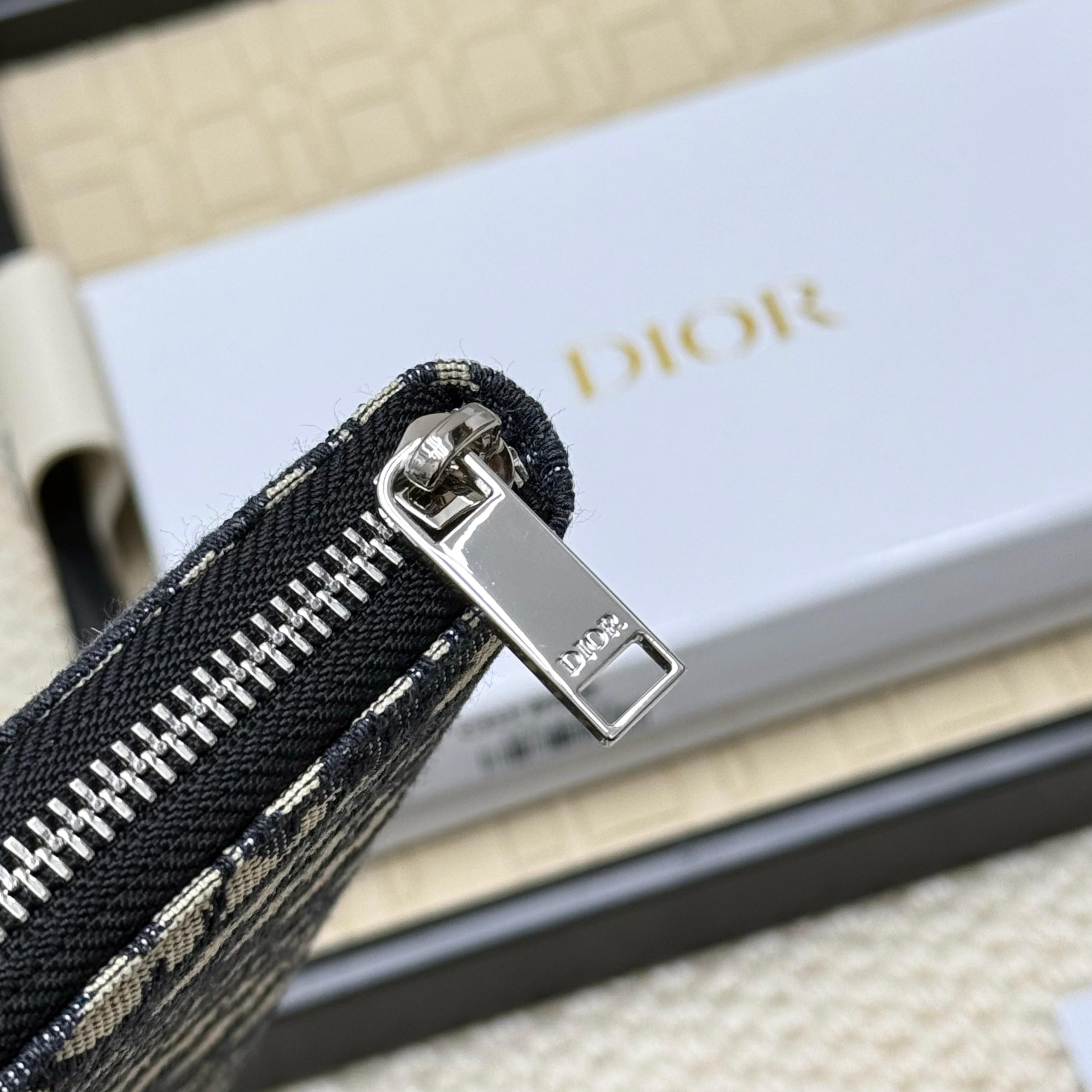 Dior原單經典Oblique老花長夾拉鍊款| 8 Dior原單經典Oblique老花長夾拉鍊款