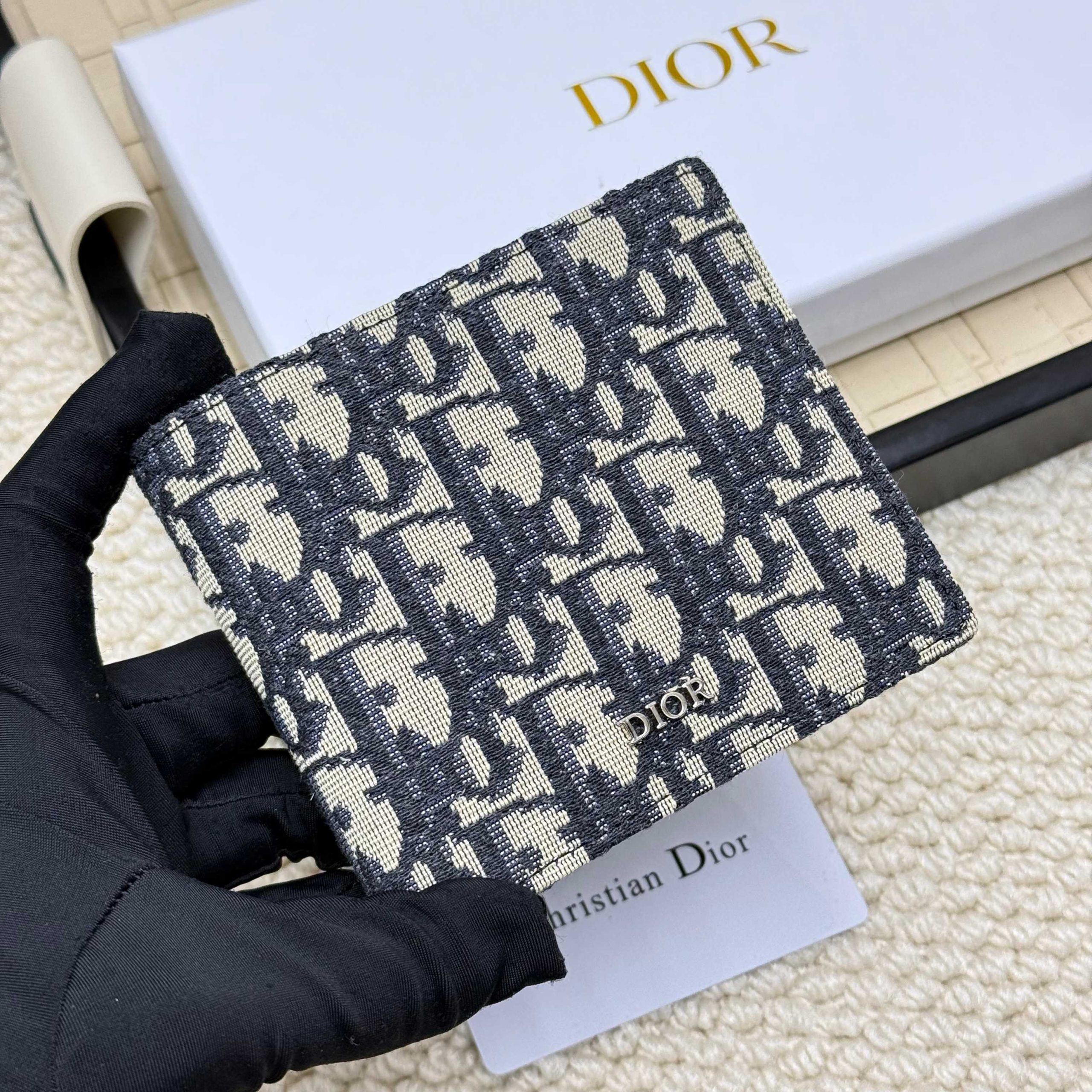 Dior高仿短夾Oblique老花雙折款式簡約設計| 11 Dior高仿短夾Oblique老花雙折款式簡約設計