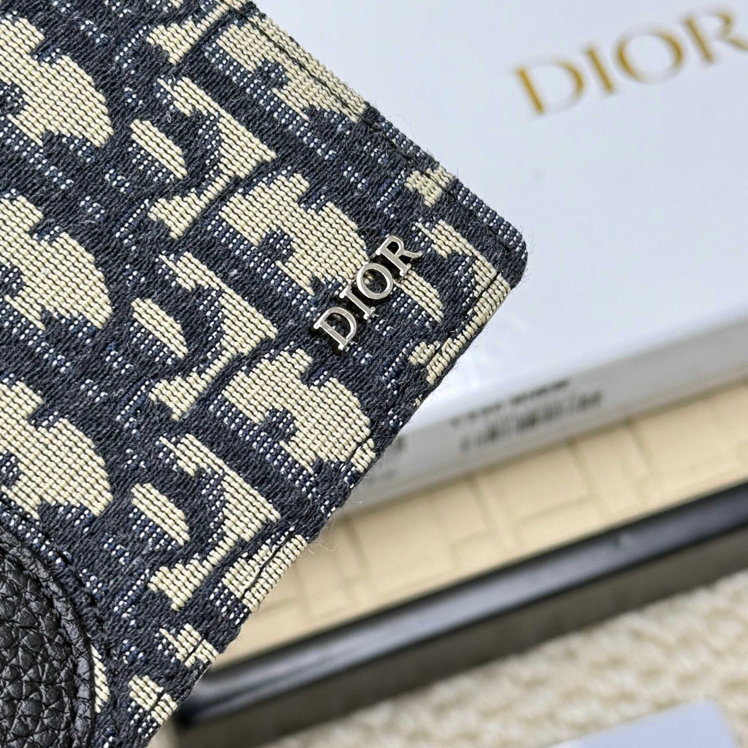 Dior原單短夾老花雙色拼皮設計 簡約實用款| 9 Dior原單短夾老花雙色拼皮設計 簡約實用款