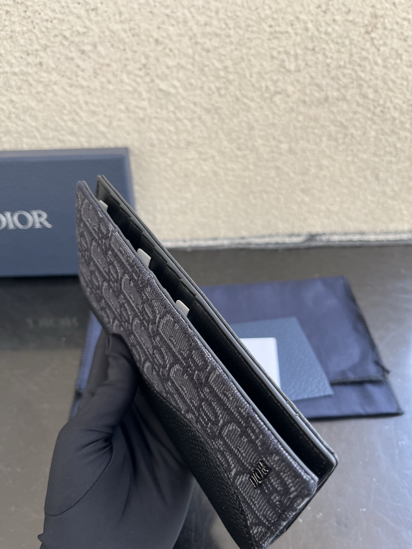 Dior A貨長夾 男士老花拼皮革設計 拉鍊經典風格| 10 Dior A貨長夾 男士老花拼皮革設計 拉鍊經典風格