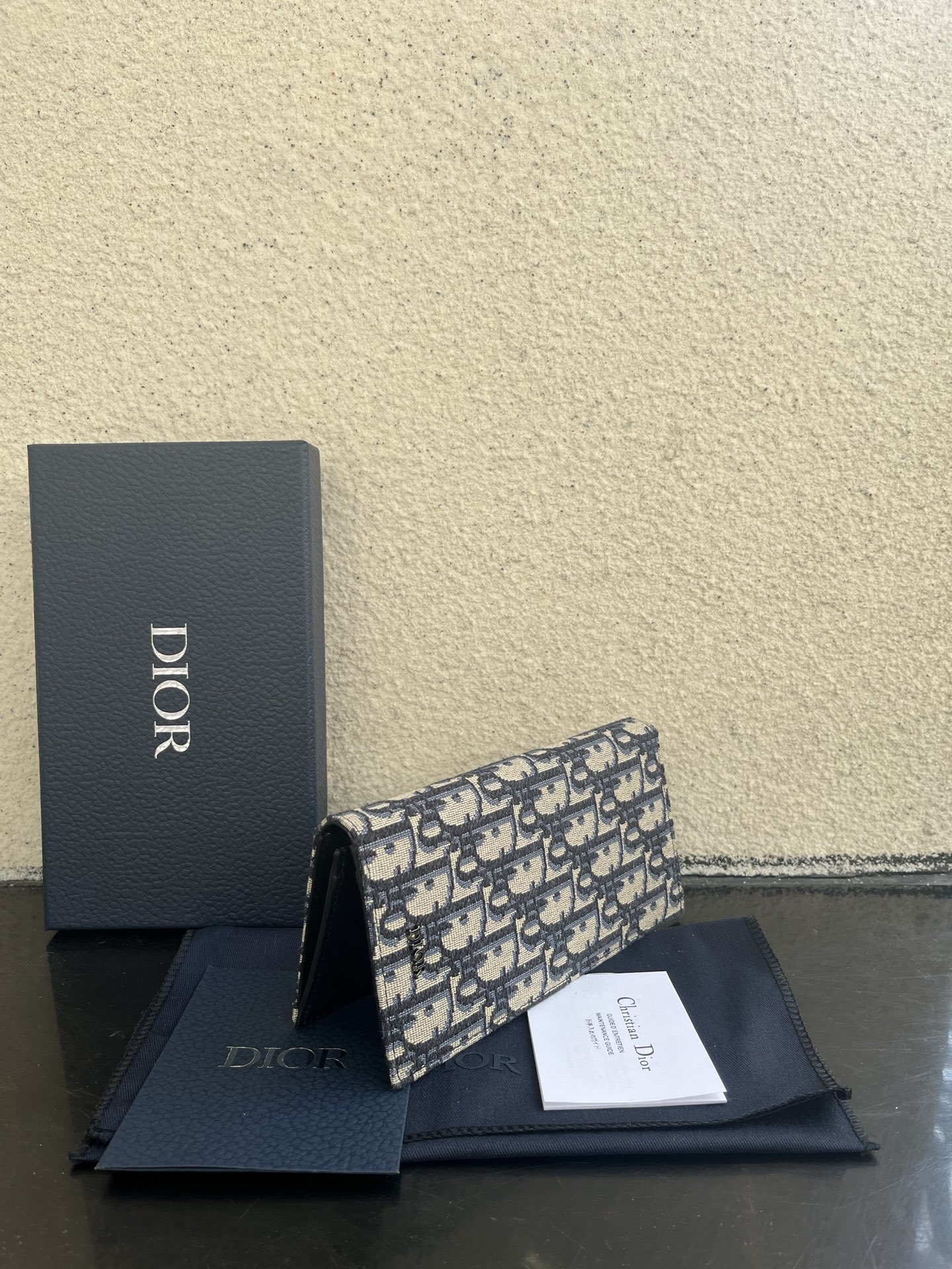 Dior 原單男士長夾 米底老花全布款 簡約翻蓋設計| 13 Dior 原單男士長夾 米底老花全布款 簡約翻蓋設計