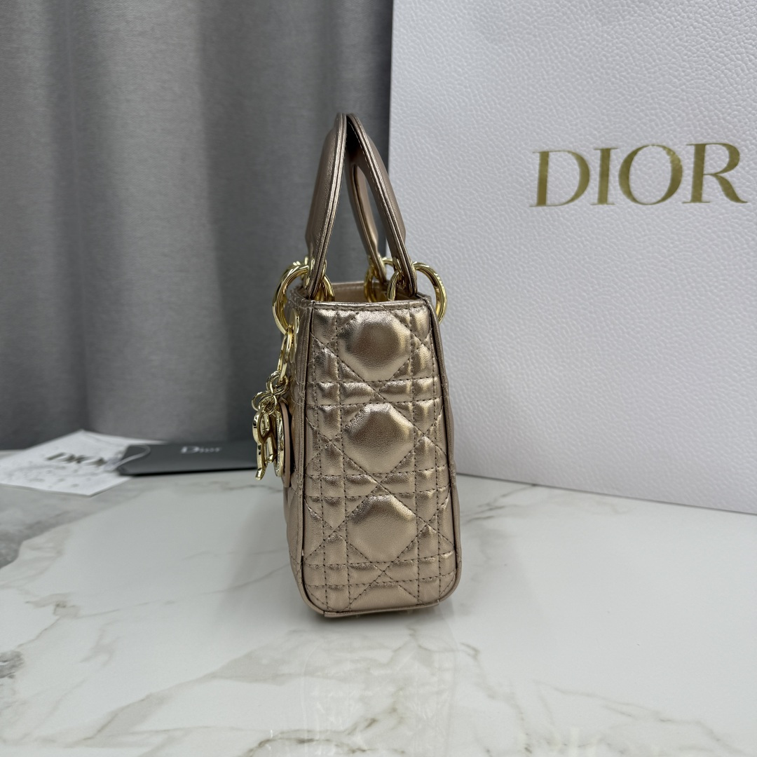 Dior高仿金屬光澤戴妃迷你包 女款亮面設計奢華吸睛| 9 Dior高仿金屬光澤戴妃迷你包 女款亮面設計奢華吸睛