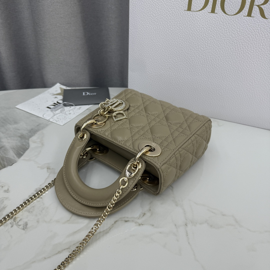 Dior A貨駝色Lady Dior手提包女款霧感皮革人氣百搭配色| 12 Dior A貨駝色Lady Dior手提包女款霧感皮革人氣百搭配色
