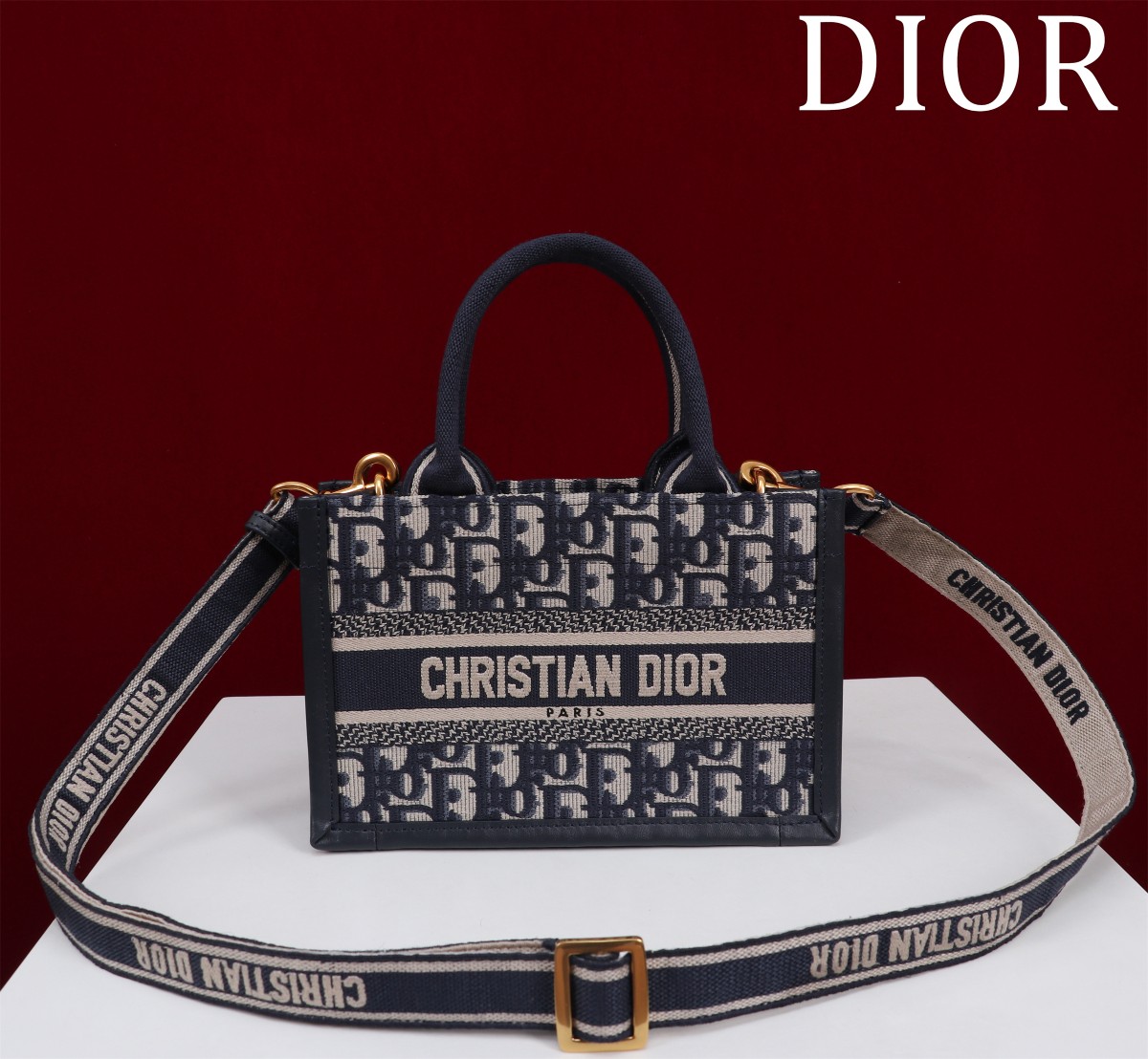 高仿Dior Book Tote經典Oblique迷你包款 肩背小托特推薦