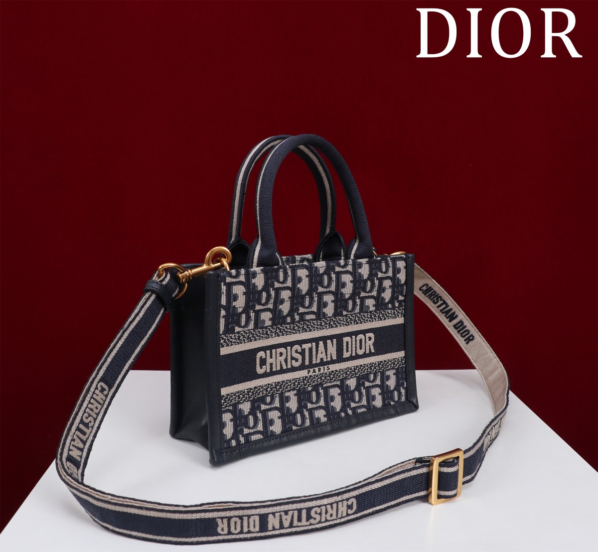 高仿Dior Book Tote經典Oblique迷你包款 肩背小托特推薦