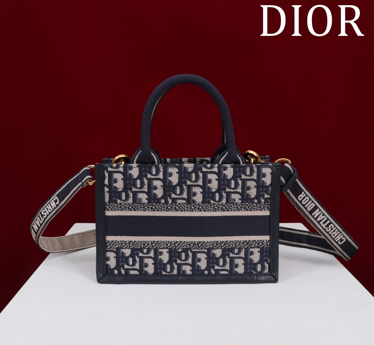 高仿Dior Book Tote經典Oblique迷你包款 肩背小托特推薦