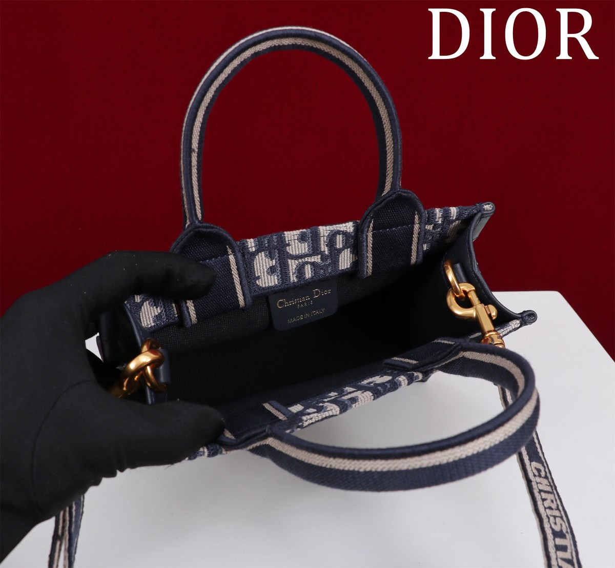 高仿Dior Book Tote經典Oblique迷你包款 肩背小托特推薦