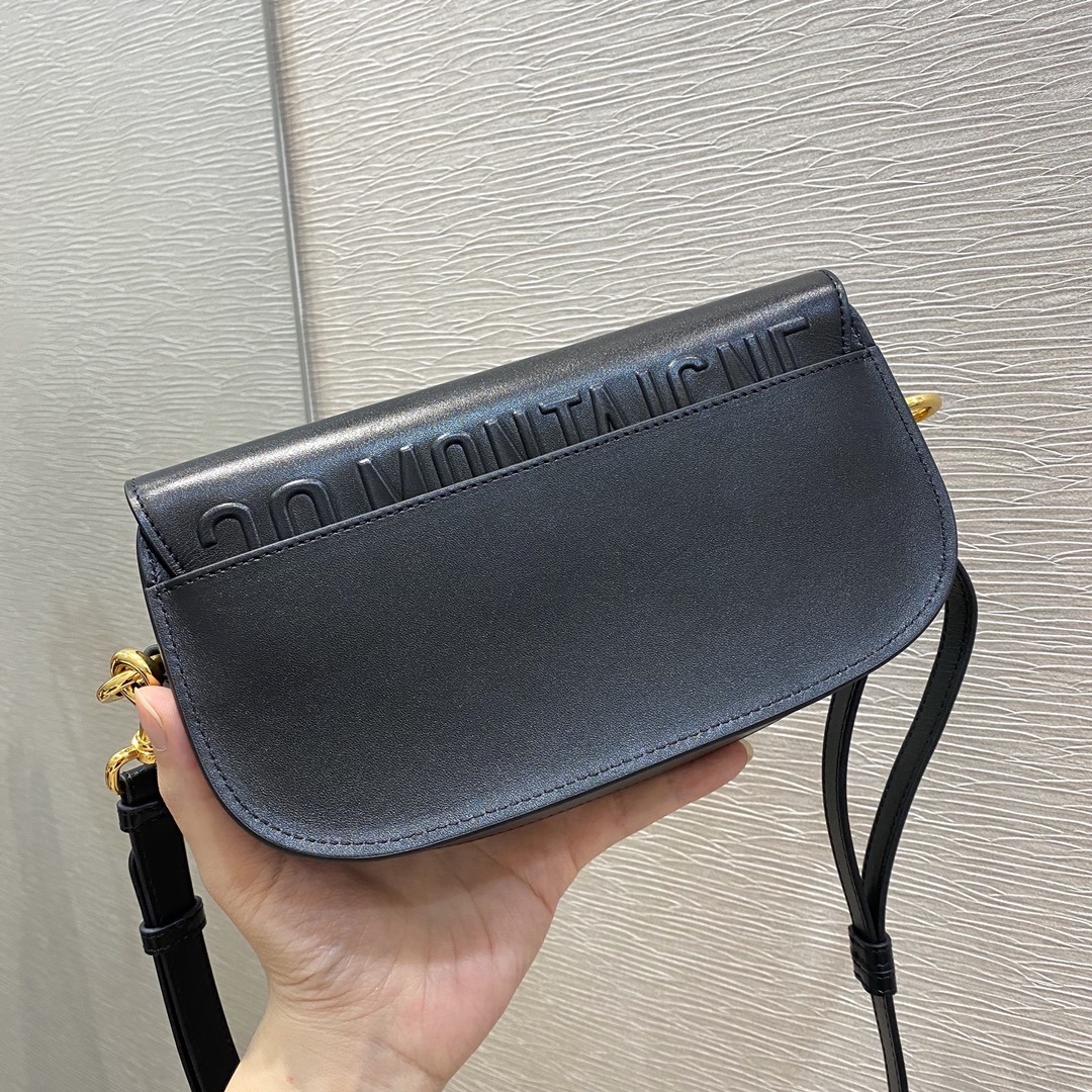 Dior A貨黑色CD Logo全皮革肩背包 個性魅力款| 11 Dior A貨黑色CD Logo全皮革肩背包 個性魅力款