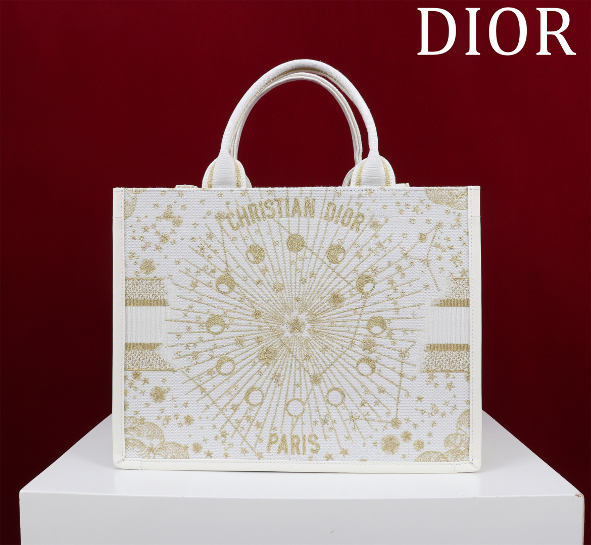 Dior 高仿女款Book Tote金線刺繡托特包 高質感通勤大容量| 13 Dior 高仿女款Book Tote金線刺繡托特包 高質感通勤大容量