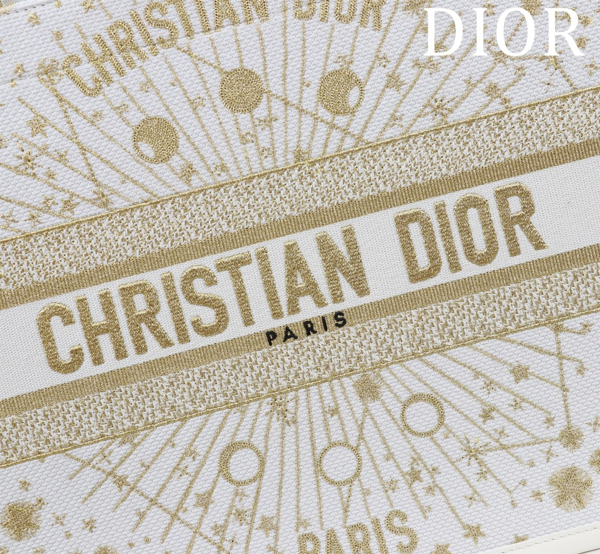 Dior 高仿女款Book Tote金線刺繡托特包 高質感通勤大容量| 10 Dior 高仿女款Book Tote金線刺繡托特包 高質感通勤大容量