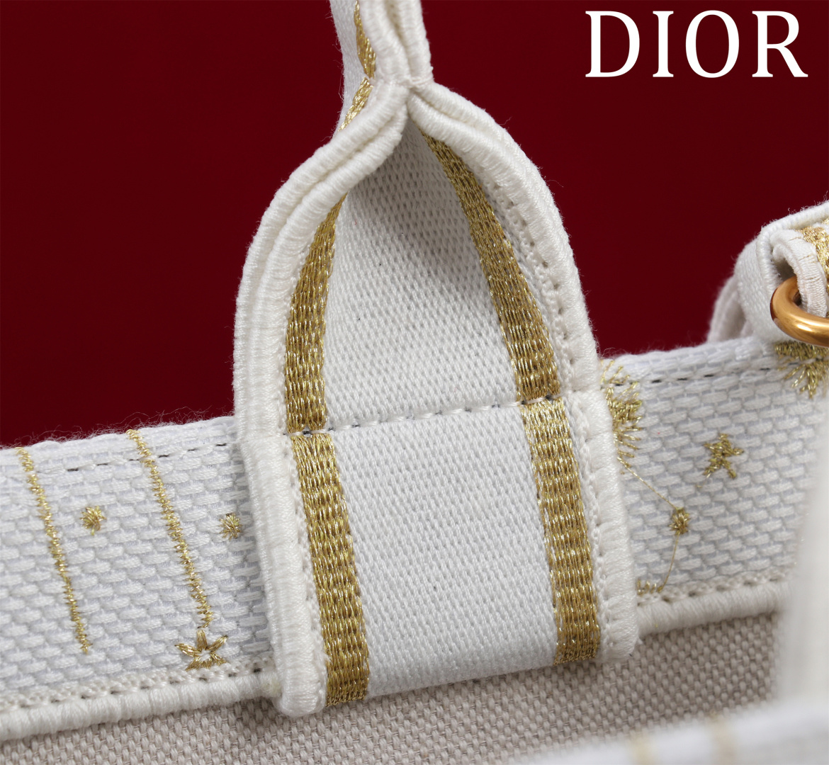 Dior 高仿女款Book Tote金線刺繡托特包 高質感通勤大容量| 8 Dior 高仿女款Book Tote金線刺繡托特包 高質感通勤大容量