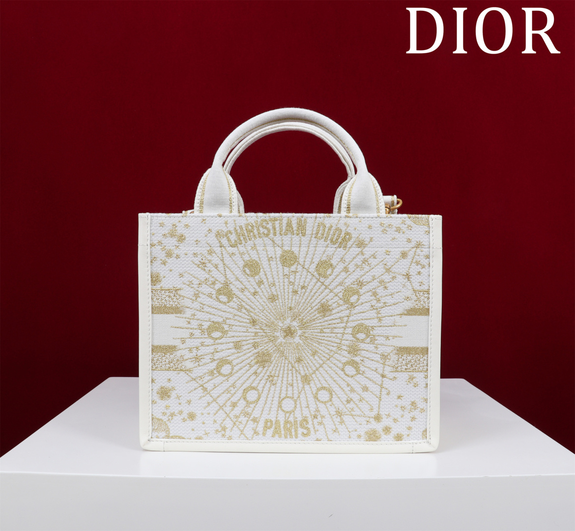 Dior 高仿Book Tote小號托特包 金線星耀款 可肩背| 11 Dior 高仿Book Tote小號托特包 金線星耀款 可肩背