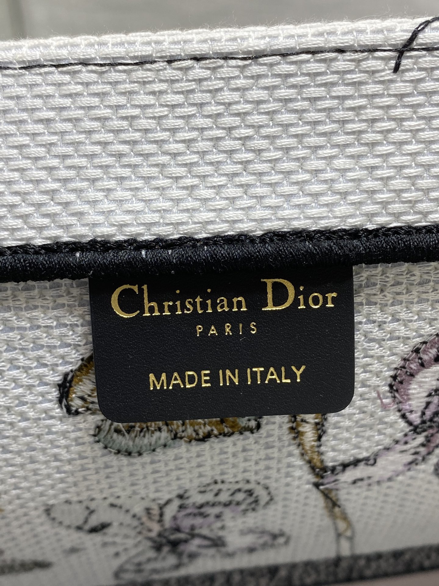 Dior 高仿Book Tote大號托特包 夢幻紫系花卉蝴蝶款
