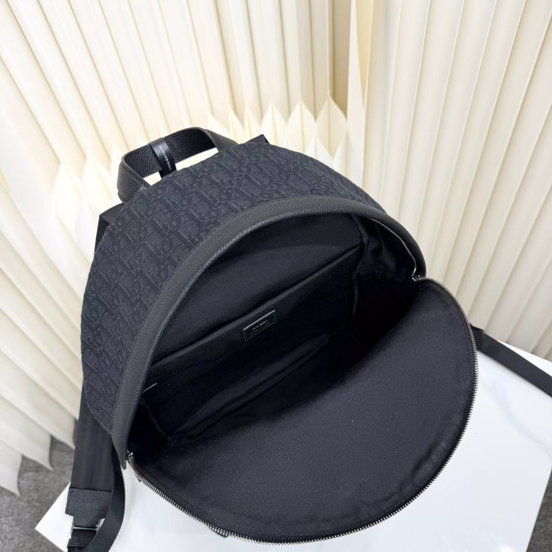 Dior A貨黑花大容量男士後背包 雙層隔層輕量款| 8 Dior A貨黑花大容量男士後背包 雙層隔層輕量款