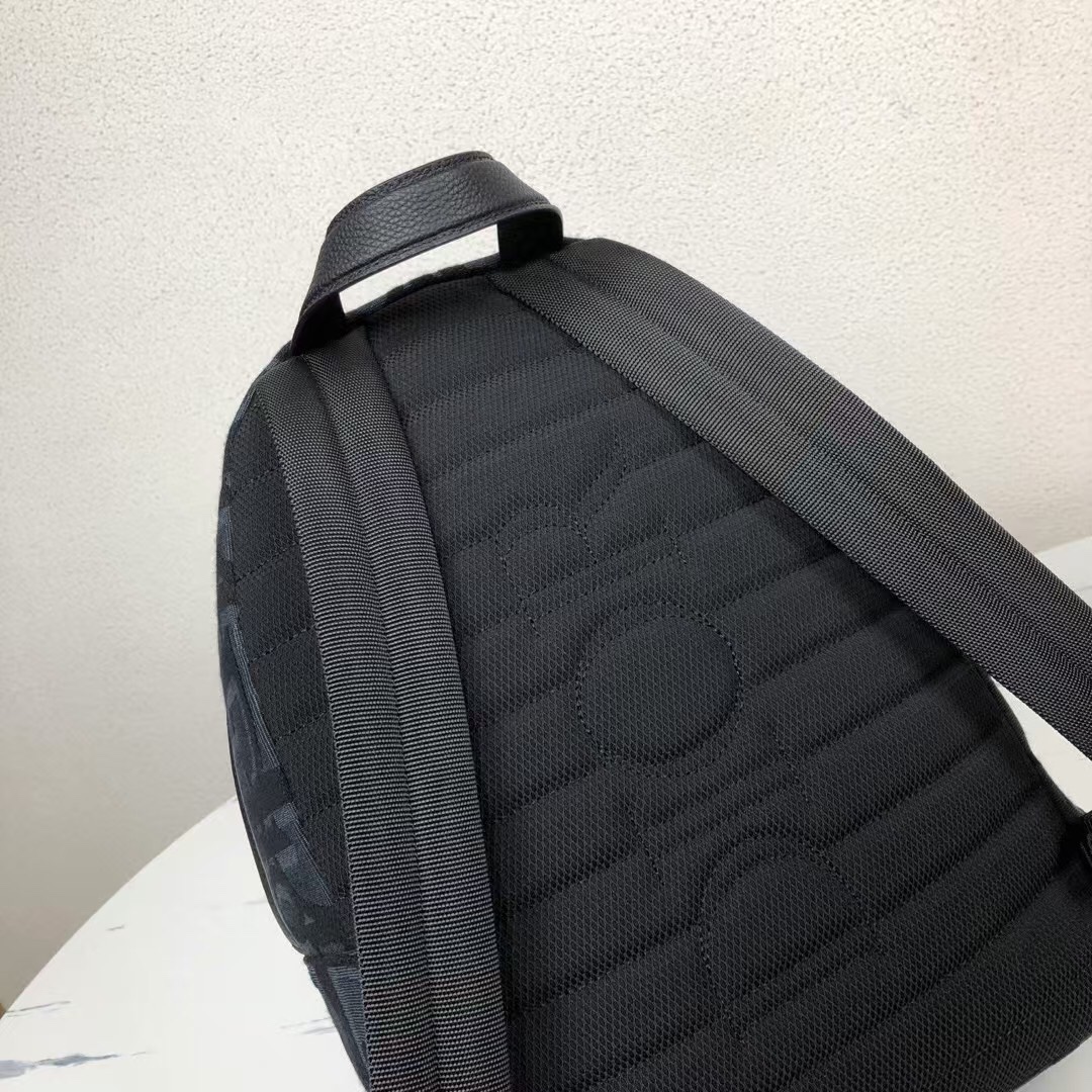 Dior 一比一大字母黑花後背包 潮流感街頭風款| 11 Dior 一比一大字母黑花後背包 潮流感街頭風款