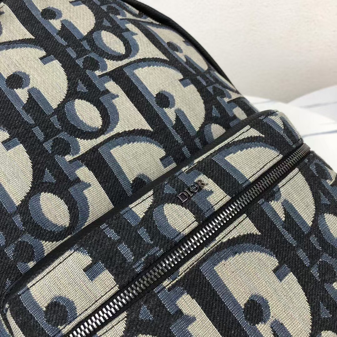 Dior A貨大字母灰底老花後背包 撞色潮搭款| 12 Dior A貨大字母灰底老花後背包 撞色潮搭款