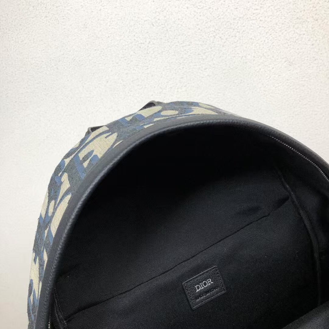 Dior A貨大字母灰底老花後背包 撞色潮搭款| 7 Dior A貨大字母灰底老花後背包 撞色潮搭款