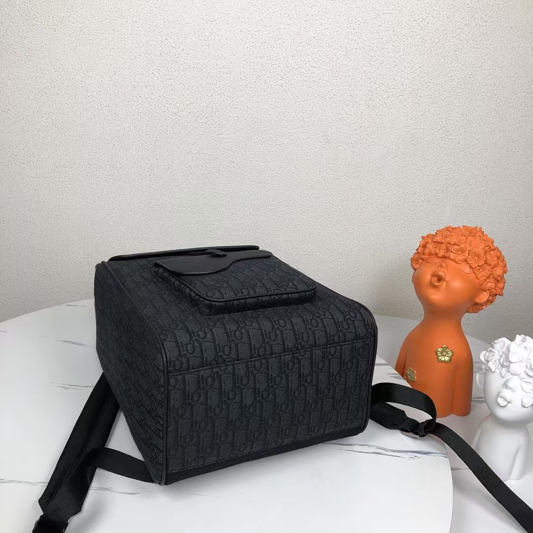 Dior 原單皮蓋老花後背包 都會感掀蓋設計款| 9 Dior 原單皮蓋老花後背包 都會感掀蓋設計款