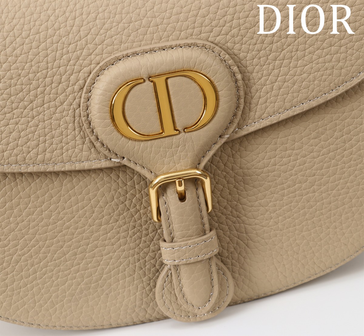 Dior A貨奶油杏荔枝皮Bobby半月包 女士款溫柔百搭必入色系| 10 Dior A貨奶油杏荔枝皮Bobby半月包 女士款溫柔百搭必入色系