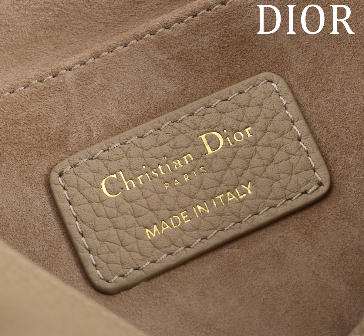 Dior A貨奶油杏荔枝皮Bobby半月包 女士款溫柔百搭必入色系| 8 Dior A貨奶油杏荔枝皮Bobby半月包 女士款溫柔百搭必入色系