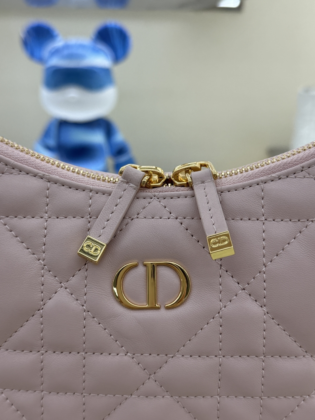 Dior原單女款裸粉色手提包小羊皮菱格輕甜柔美款| 10 Dior原單女款裸粉色手提包小羊皮菱格輕甜柔美款
