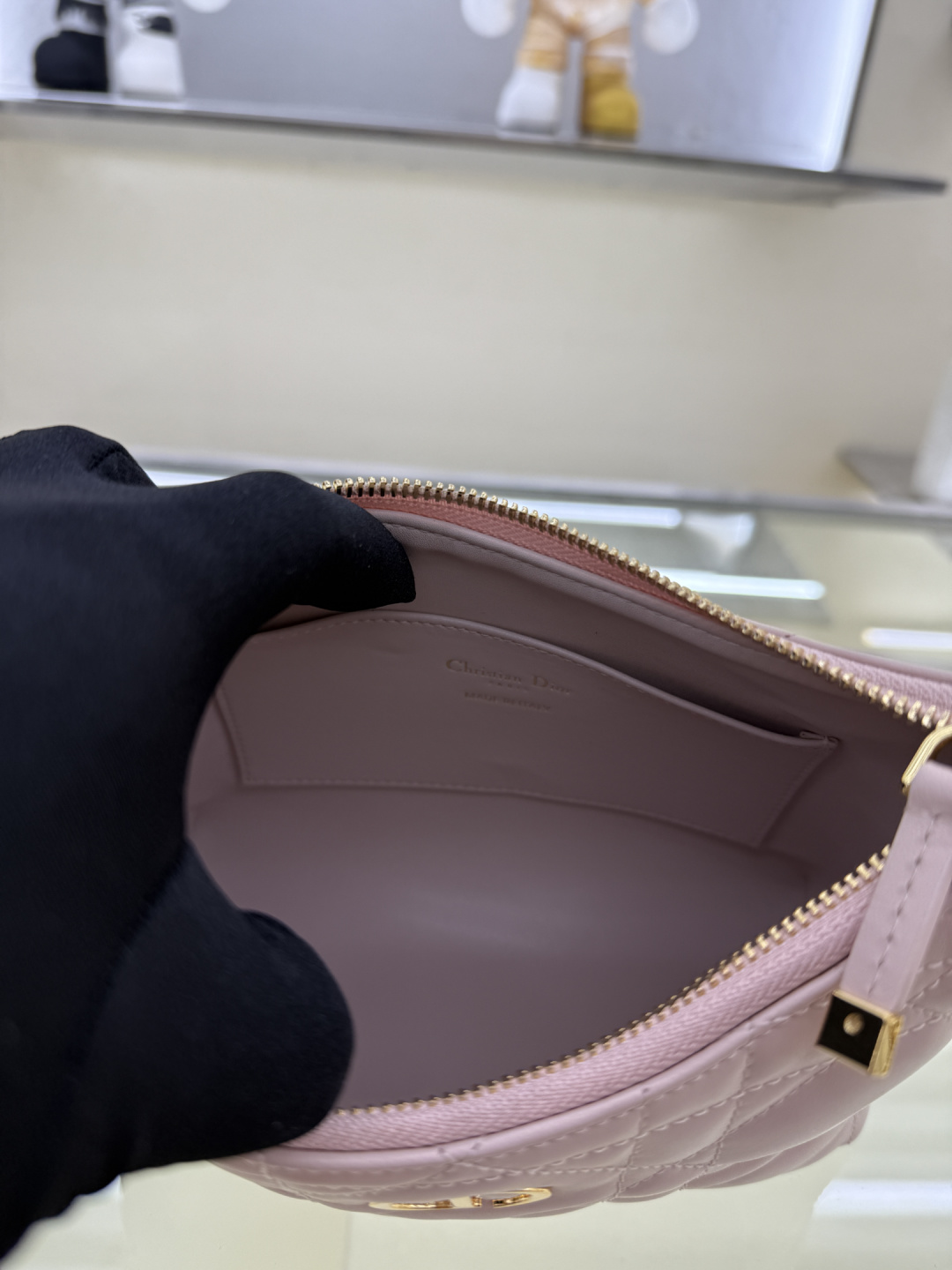 Dior原單女款裸粉色手提包小羊皮菱格輕甜柔美款| 8 Dior原單女款裸粉色手提包小羊皮菱格輕甜柔美款