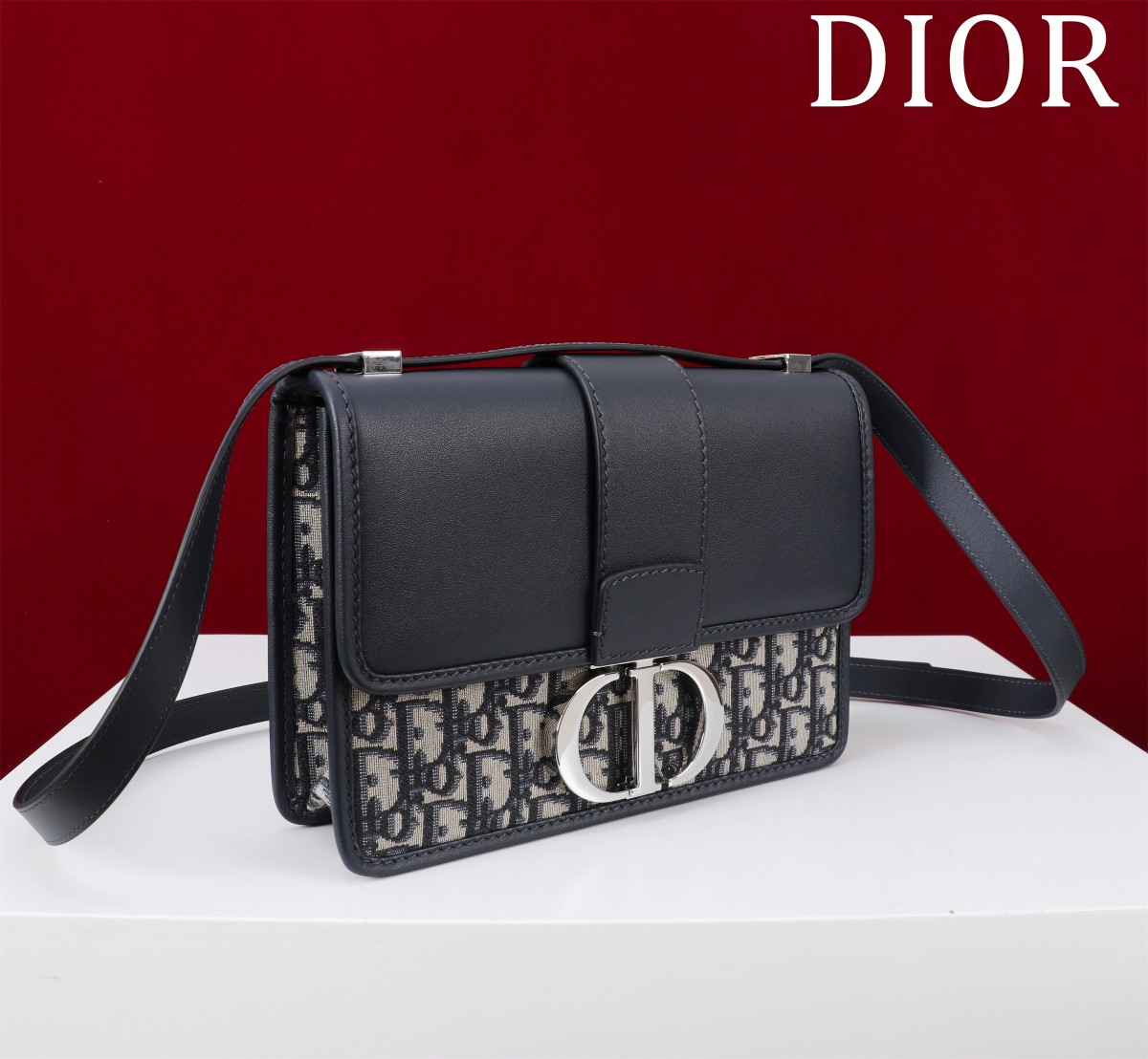 Dior高仿30 Montaigne拼接包 女士CD標誌牛皮織布設計| 14 Dior高仿30 Montaigne拼接包 女士CD標誌牛皮織布設計