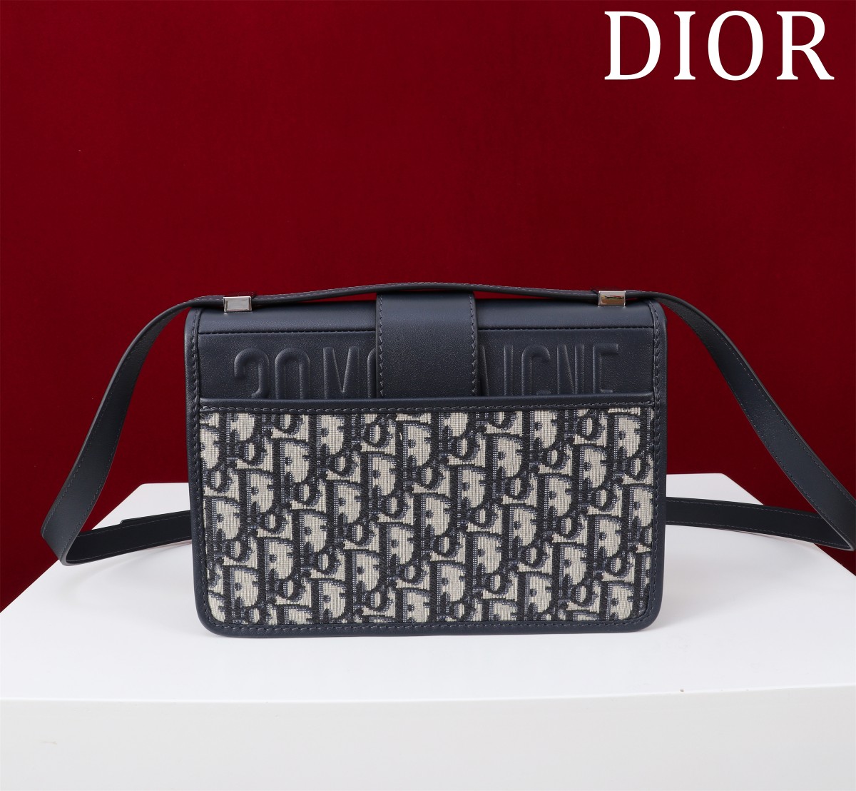 Dior高仿30 Montaigne拼接包 女士CD標誌牛皮織布設計| 13 Dior高仿30 Montaigne拼接包 女士CD標誌牛皮織布設計