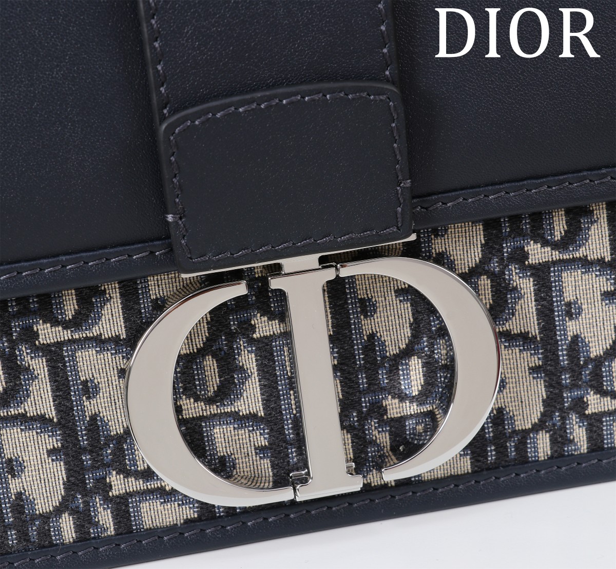 Dior高仿30 Montaigne拼接包 女士CD標誌牛皮織布設計| 9 Dior高仿30 Montaigne拼接包 女士CD標誌牛皮織布設計