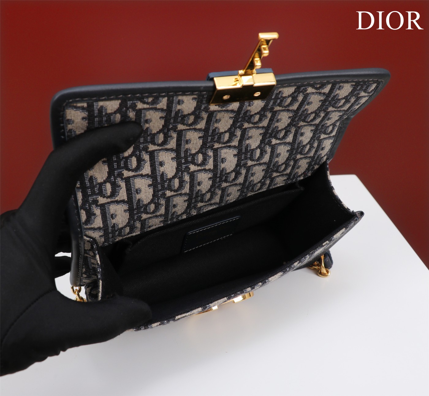 Dior高仿30 Montaigne織布金鍊包 女用復古CD斜背鏈條設計| 11 Dior高仿30 Montaigne織布金鍊包 女用復古CD斜背鏈條設計