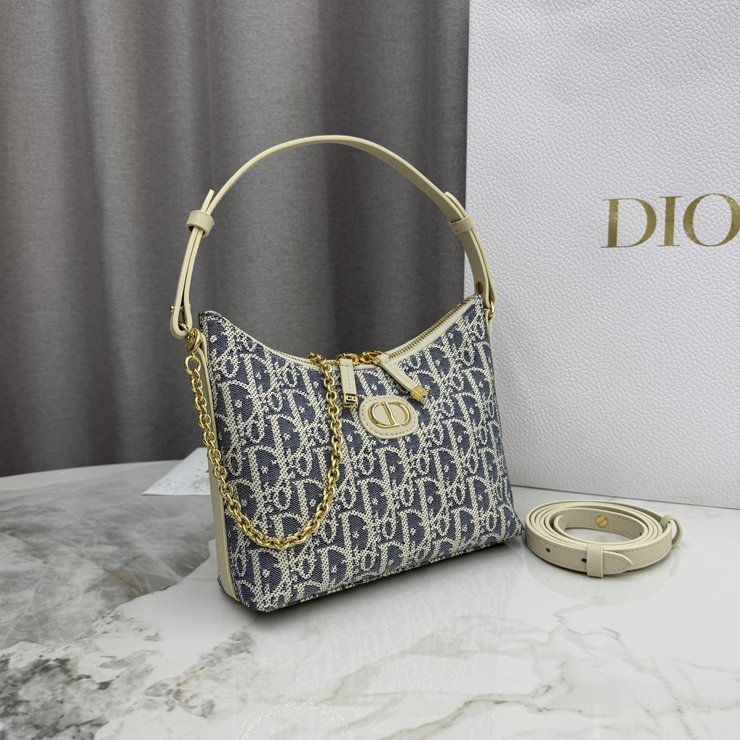 DiorA貨30 Montaigne奶白色老花包 女用典雅鍊條斜背款| 14 DiorA貨30 Montaigne奶白色老花包 女用典雅鍊條斜背款