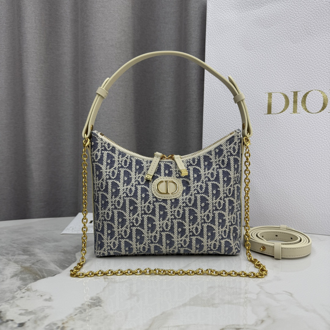 DiorA貨30 Montaigne奶白色老花包 女用典雅鍊條斜背款| 13 DiorA貨30 Montaigne奶白色老花包 女用典雅鍊條斜背款