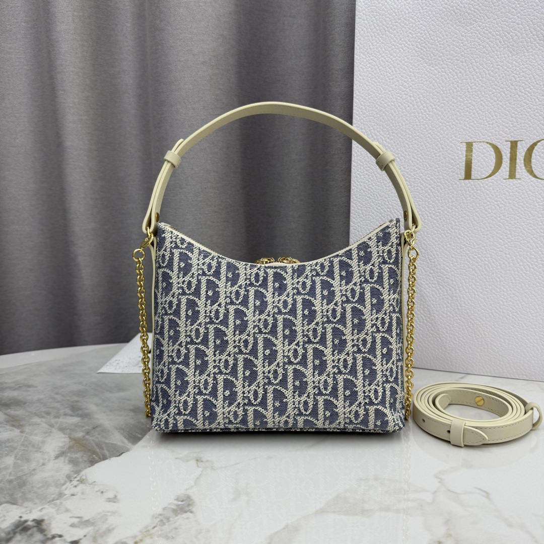 DiorA貨30 Montaigne奶白色老花包 女用典雅鍊條斜背款| 12 DiorA貨30 Montaigne奶白色老花包 女用典雅鍊條斜背款
