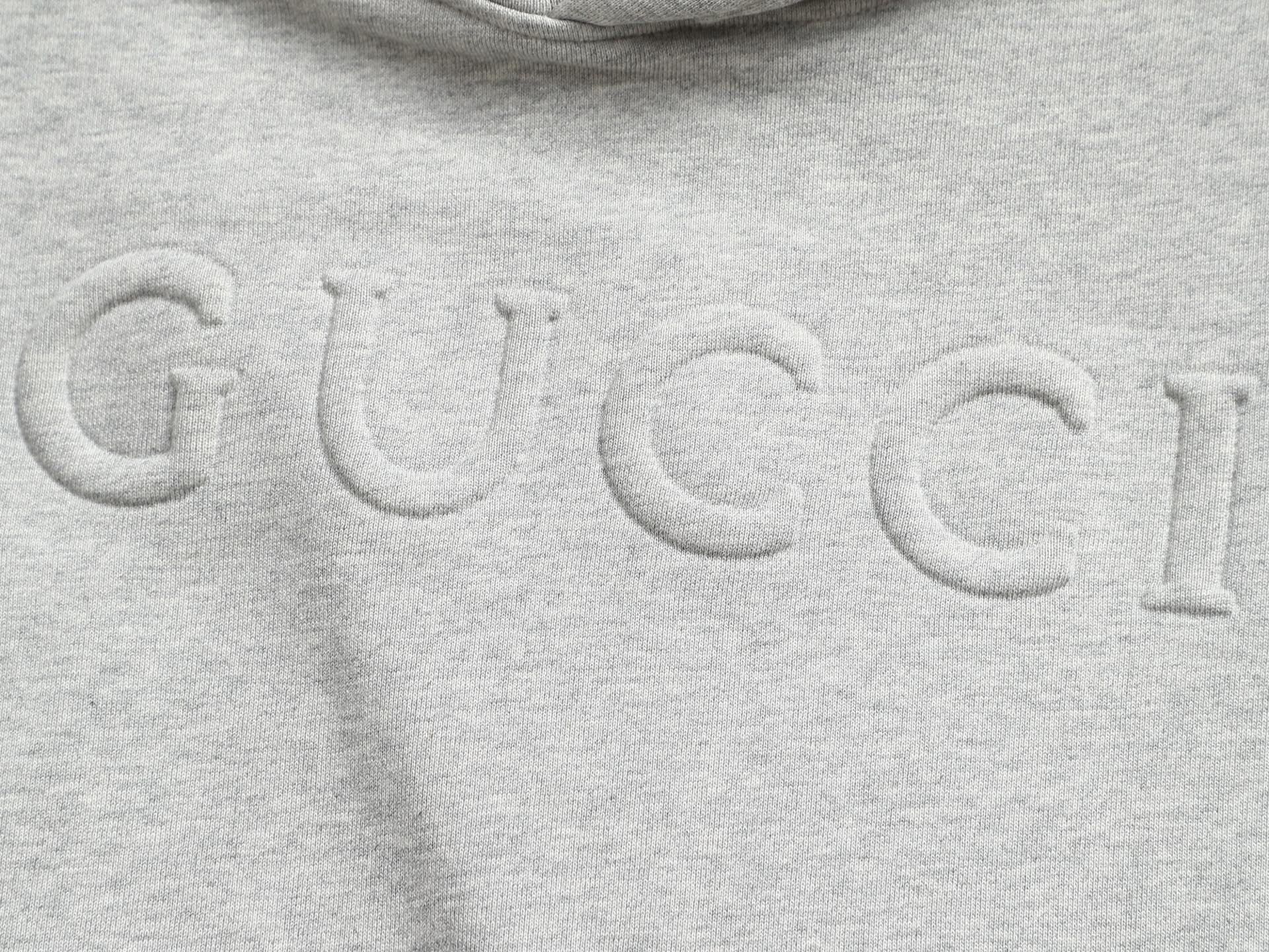 Gucci原單男士素面連帽衛衣 灰色簡約設計百搭必備| 8 Gucci原單男士素面連帽衛衣 灰色簡約設計百搭必備