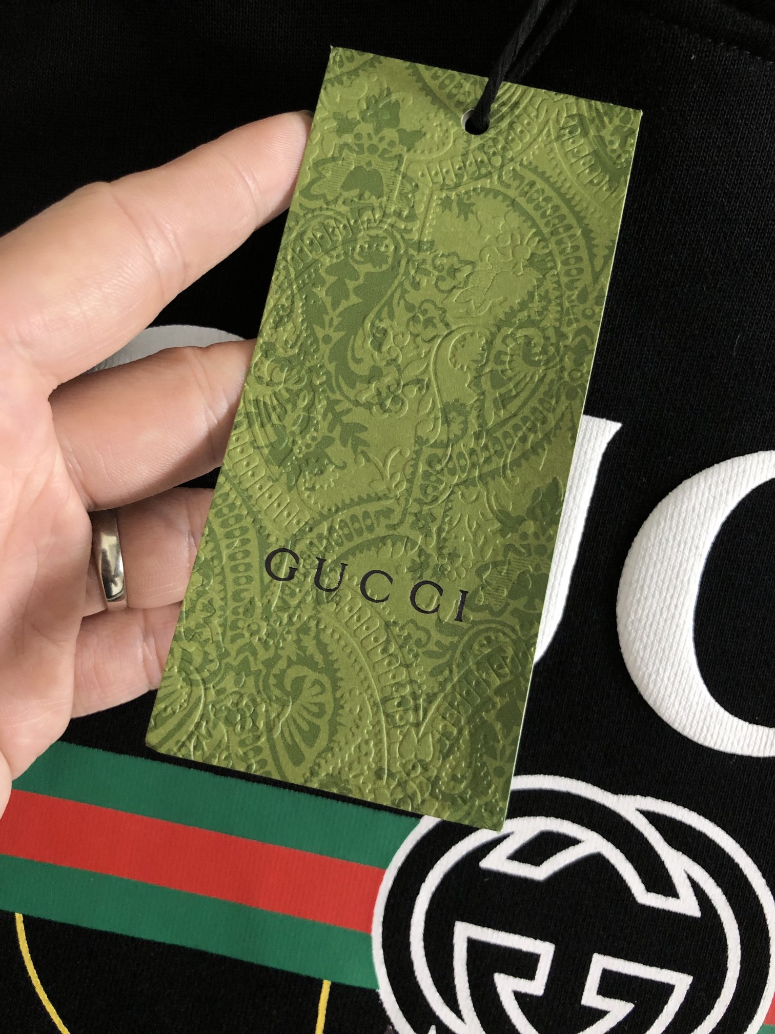 Gucci A貨男士黑色印花衛衣 可愛法鬥圖案趣味十足人氣首選| 11 Gucci A貨男士黑色印花衛衣 可愛法鬥圖案趣味十足人氣首選
