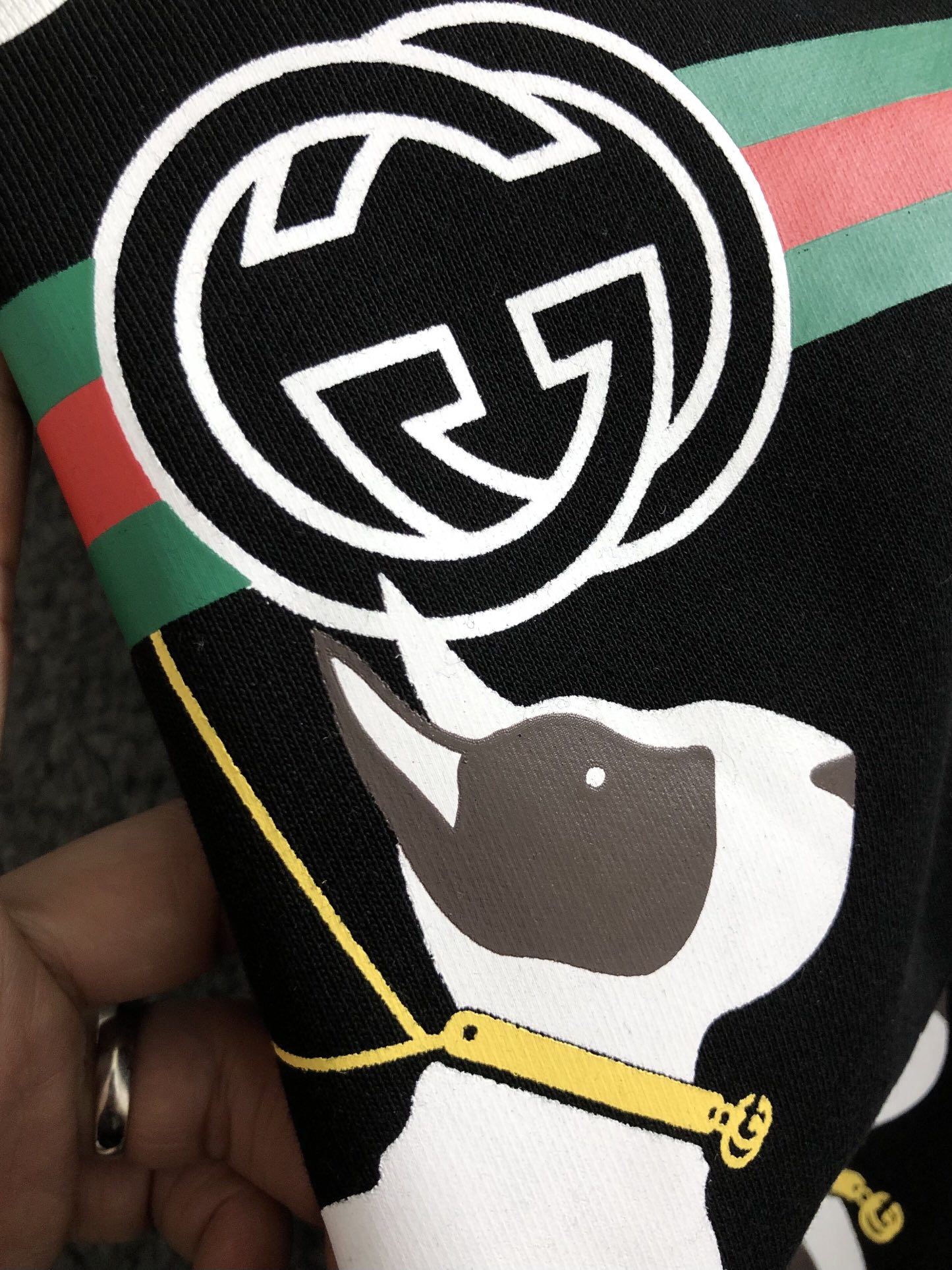 Gucci A貨男士黑色印花衛衣 可愛法鬥圖案趣味十足人氣首選| 8 Gucci A貨男士黑色印花衛衣 可愛法鬥圖案趣味十足人氣首選