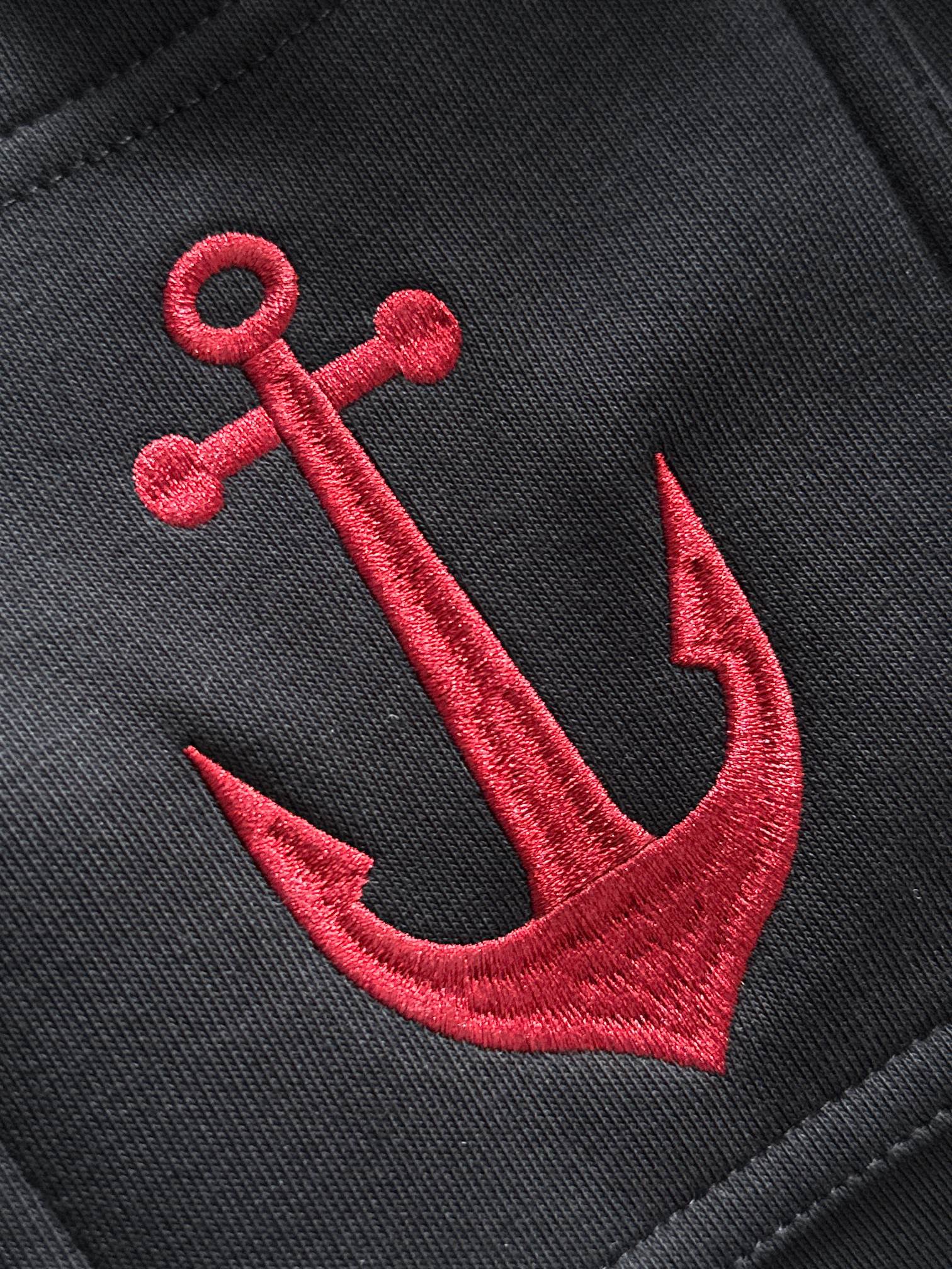 Gucci高仿運動長褲黑色錨刺繡LOGO街頭風格設計| 10 Gucci高仿運動長褲黑色錨刺繡LOGO街頭風格設計