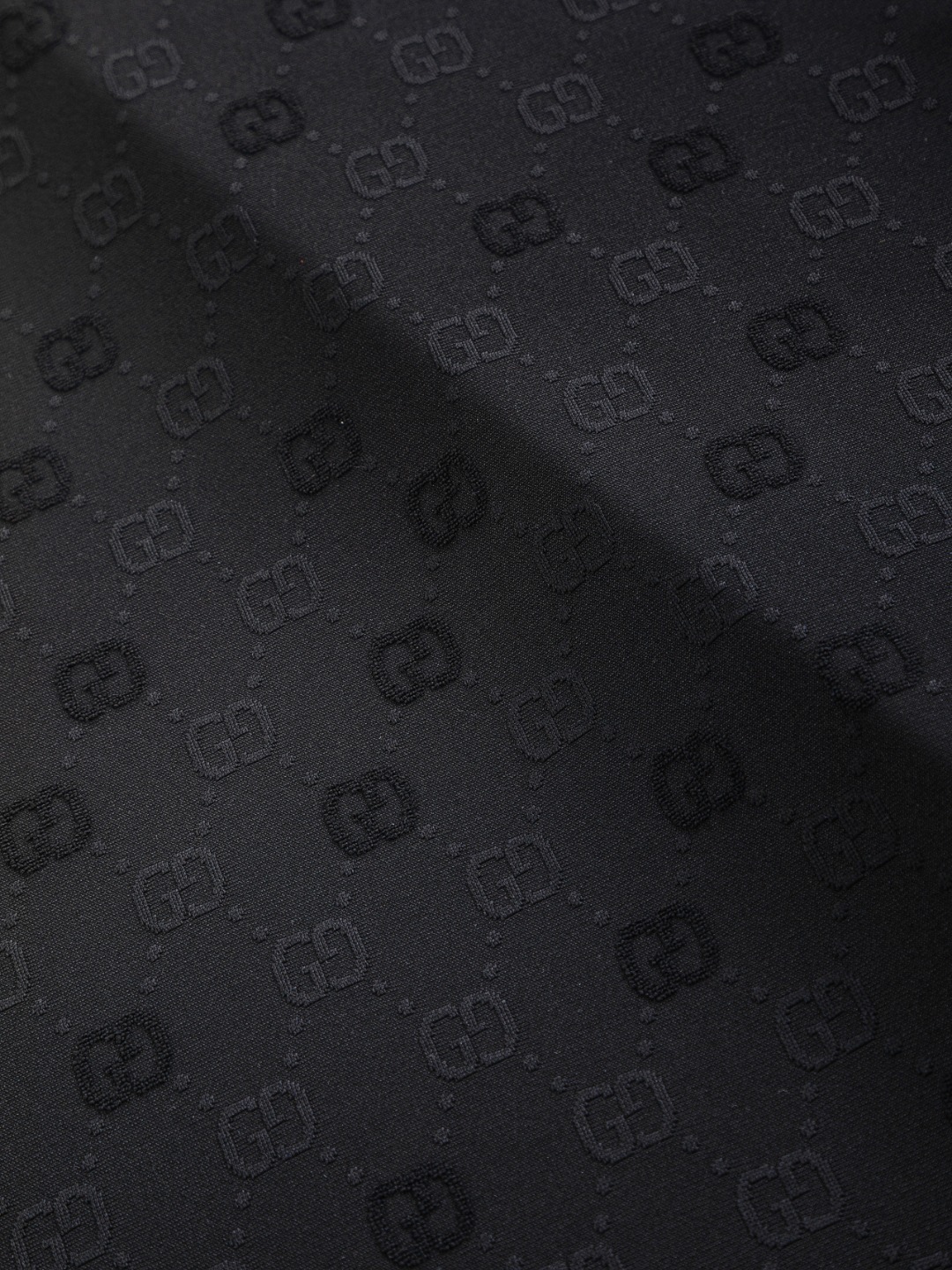 Gucci一比一黑色GG滿版短袖T恤低調立體提花男女同款| 9 Gucci一比一黑色GG滿版短袖T恤低調立體提花男女同款