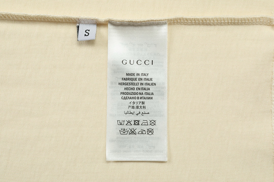 Gucci 原單長袖T恤 插畫風童趣設計 奶油白色| 7 Gucci 原單長袖T恤 插畫風童趣設計 奶油白色