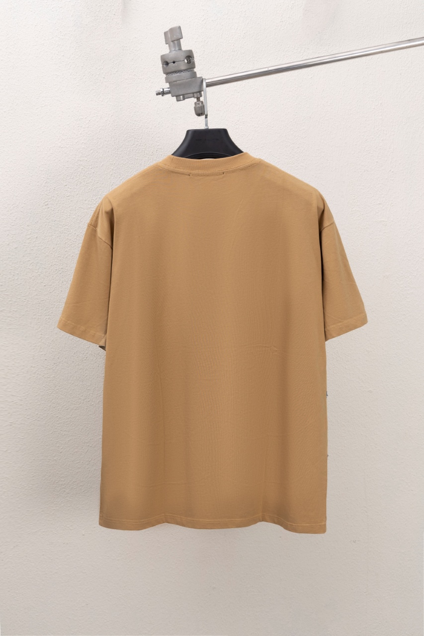 Gucci 原單卡其色GG Logo拼接短袖T恤 牛仔質感設計款| 14 Gucci 原單卡其色GG Logo拼接短袖T恤 牛仔質感設計款