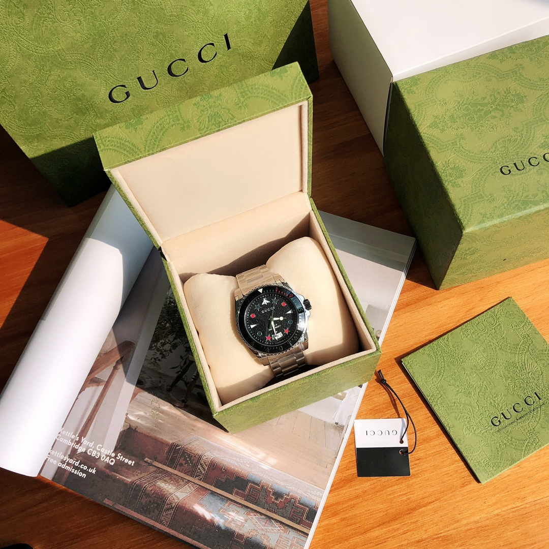 Gucci高仿男士星星設計防水腕錶 潛水風格限量款| 10 Gucci高仿男士星星設計防水腕錶 潛水風格限量款